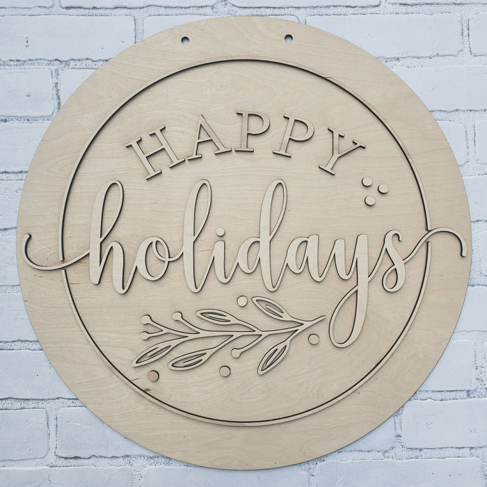Happy Holidays Door Hanger-wholesale