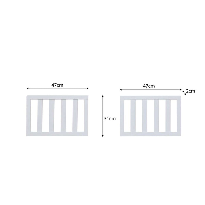 Harbor Classic Cot Toddler Bed Half Frames
