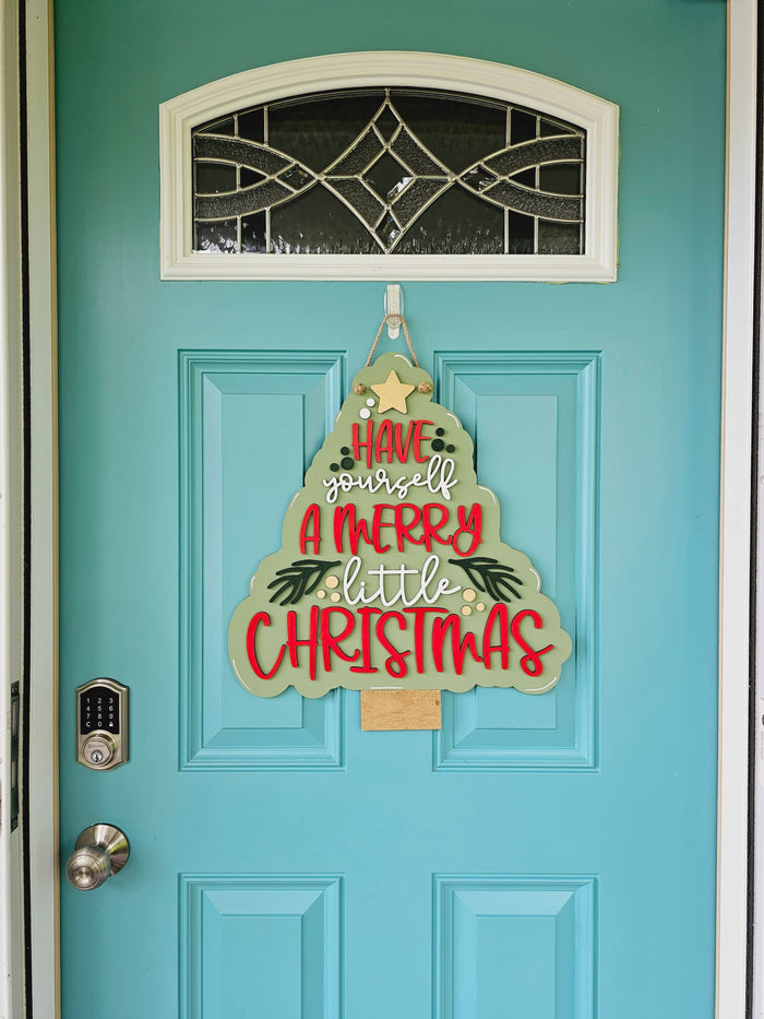 Have yourself a Merry little Christmas Door Hanger-wholesale