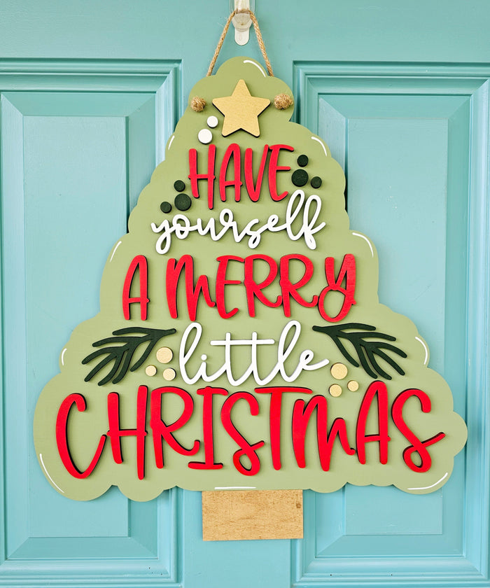 Have yourself a Merry little Christmas Door Hanger-wholesale