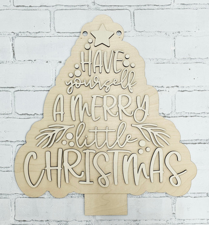 Have yourself a Merry little Christmas Door Hanger-wholesale