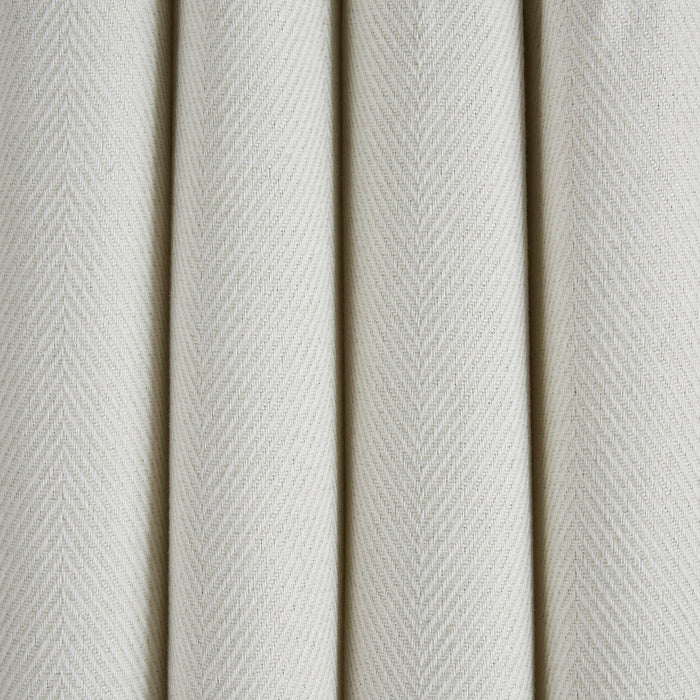Herringbone Eyelet Curtains - Off White - DUSK