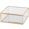 Hinged Box Set- Square Glass #1696