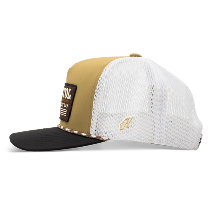 Hooey Resistol - Tan Patch Rope Trucker Cap - RESISTOL Cowboy Hats