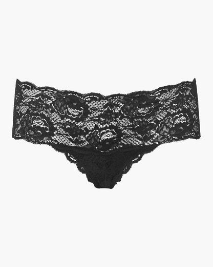 Black Hot Pant - Never Say Never Hottie Low Rise Boyshort