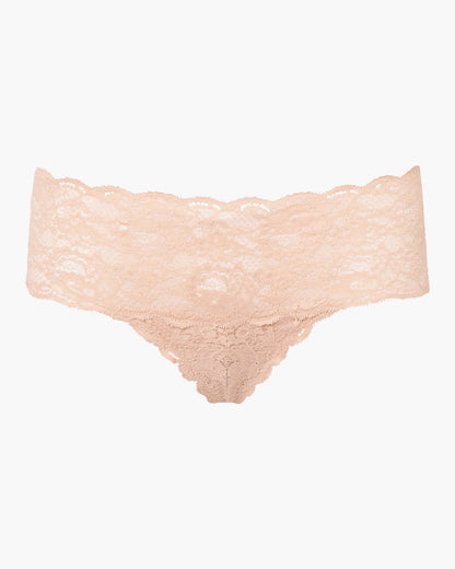 Beige Hot Pant - Never Say Never Hottie Low Rise Boyshort