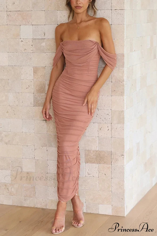 Intergalactic Off Shoulder Maxi Dress | Dress In Beauty