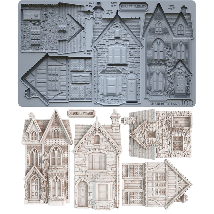 IOD Decor Mould Charlbury Lane 6x10" by Iron Orchid Designs