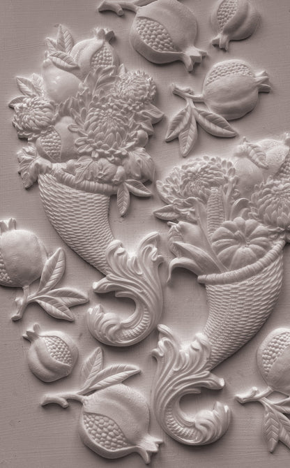 IOD Decor Mould Cornucopias 6x10" by Iron Orchid Designs