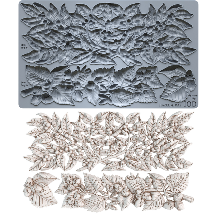 IOD Decor Mould Hazel & Bay 6x10" by Iron Orchid Designs