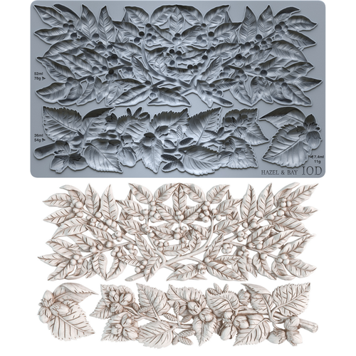 IOD Decor Mould Hazel & Bay 6x10" by Iron Orchid Designs