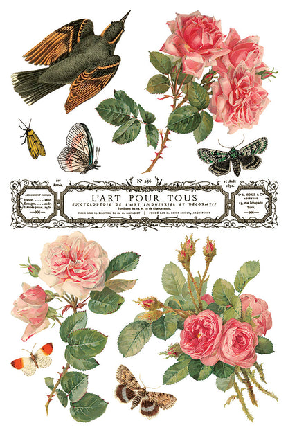 IOD Decor Transfer By Any Other Name 8"x12" 8-Pages Pad by Iron Orchid Designs