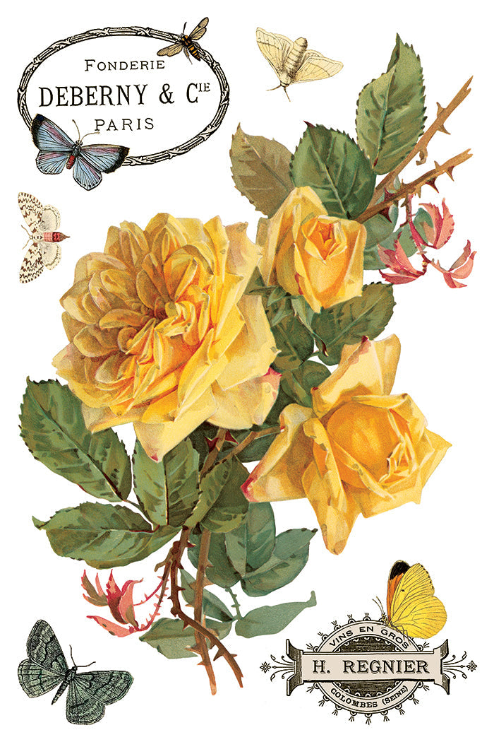 IOD Decor Transfer By Any Other Name 8"x12" 8-Pages Pad by Iron Orchid Designs