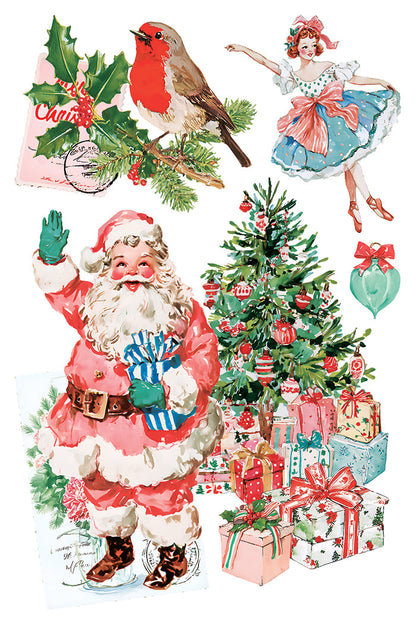 IOD Decor Transfer Darling Holiday 8"x12" 8-Pages Pad by Iron Orchid Designs