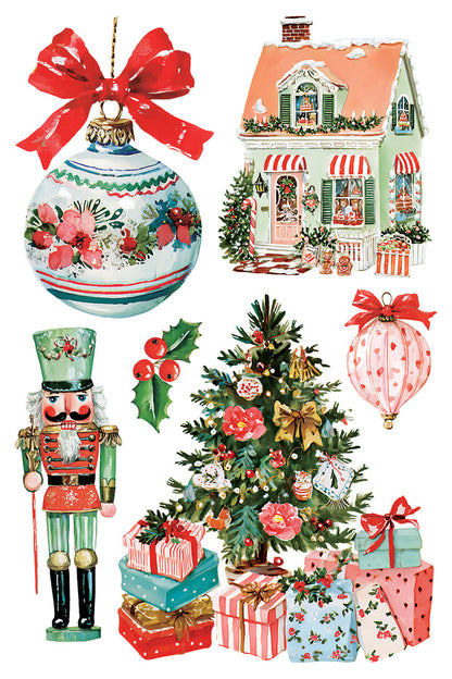 IOD Decor Transfer Darling Holiday 8"x12" 8-Pages Pad by Iron Orchid Designs
