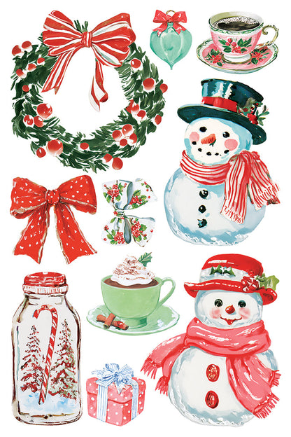 IOD Decor Transfer Darling Holiday 8"x12" 8-Pages Pad by Iron Orchid Designs