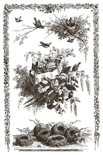 IOD Paint Inlay Little Lark 8"x12" 8 Pages by Iron Orchid Designs