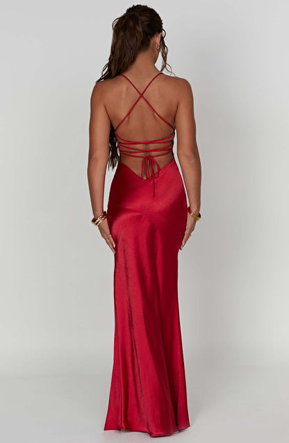 Isobel Maxi Dress - Red Dress Babyboo Fashion Premium Exclusive Design