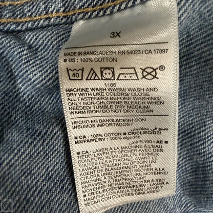 Jacket Denim By Old Navy In Blue Denim, Size: 3x