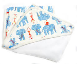 Jaipur Interlock Elephant Monkey Blanket - RSVP Style