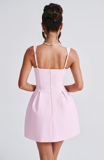 Janiyah Mini Dress - Blush Dress Babyboo Fashion Premium Exclusive Design