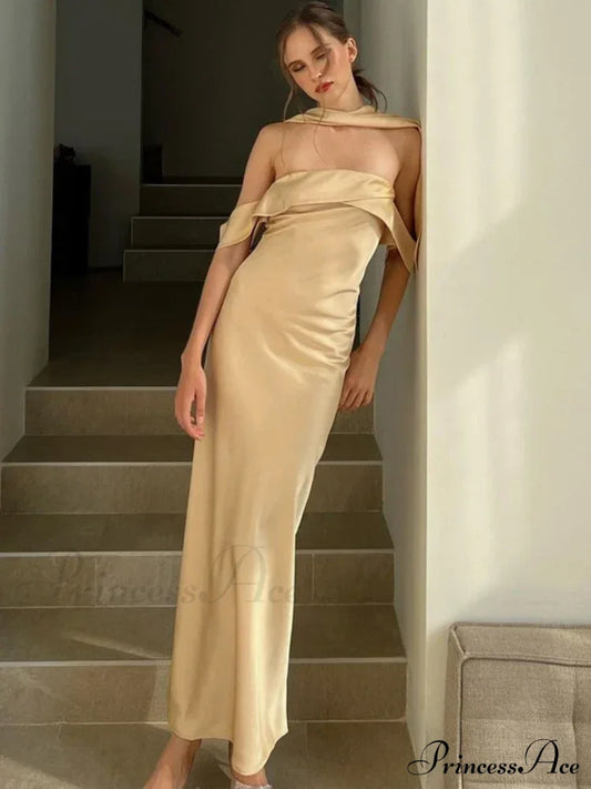 Jovani Elegant Maxi Dress Blue / S