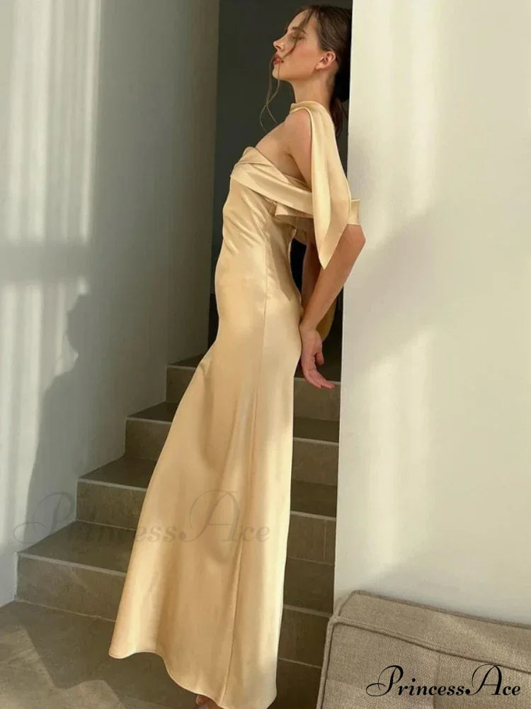 Jovani Elegant Maxi Dress Rose Red / M