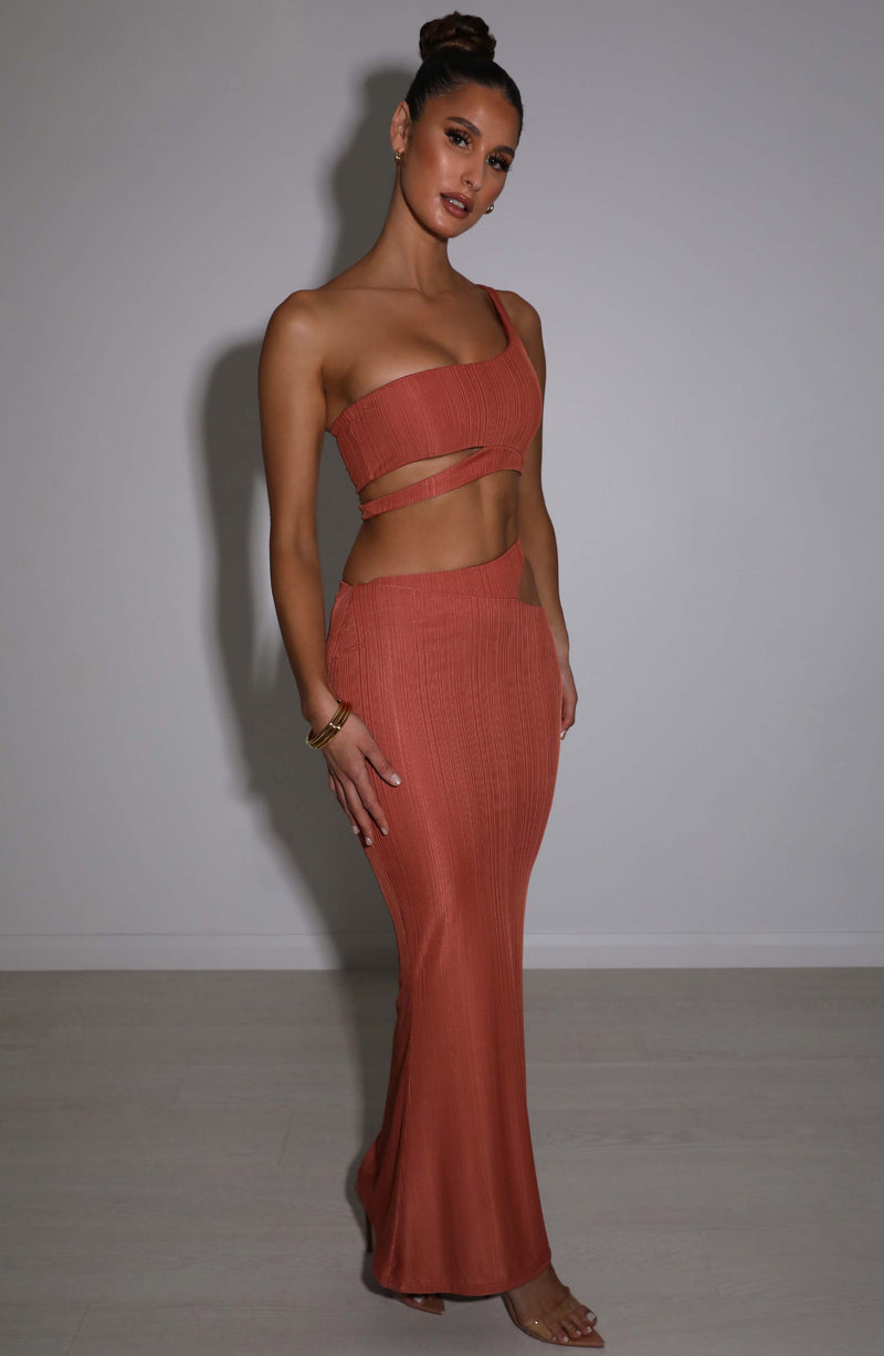 Kaela Top - Rust Babyboo Fashion Premium Exclusive Design