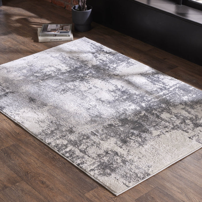 Kaia Faded Rug - Grey/Silver - DUSK