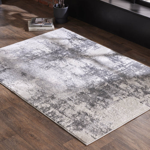 Kaia Faded Rug - Grey/Silver - DUSK