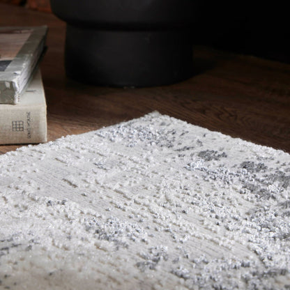 Kaia Faded Rug - Grey/Silver - DUSK