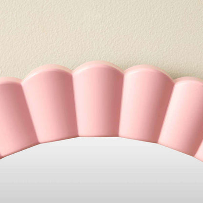 Kaia Shell Edge Wall Mirror - Pink