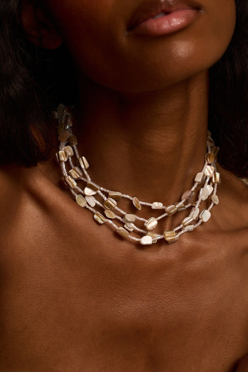 Kailua Shell Stacked Necklace