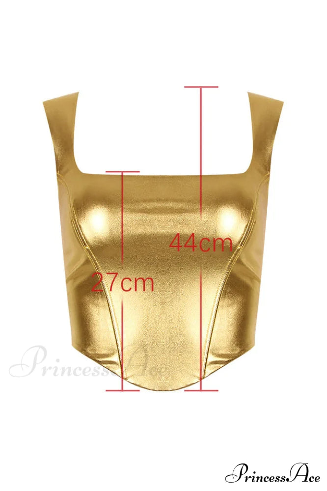 Karia Elegant Gold Corset