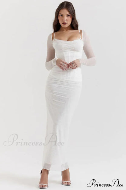 Katarina Black Stylish Maxi Dress