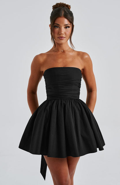 Katrina Mini Dress - Black Dress Babyboo Fashion Premium Exclusive Design