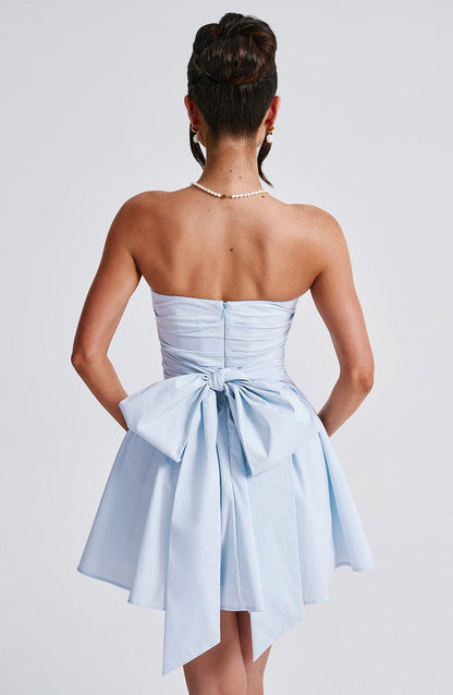 Katrina Mini Dress - Blue Dress Babyboo Fashion Premium Exclusive Design