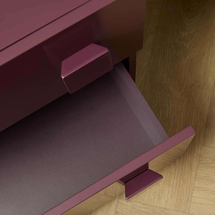 Kei Bedside Table - Plum