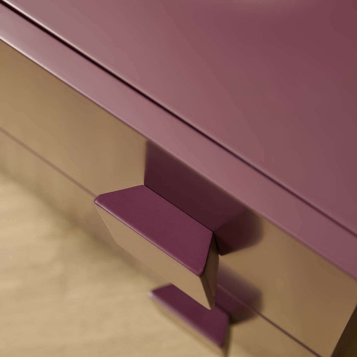 Kei Bedside Table - Plum
