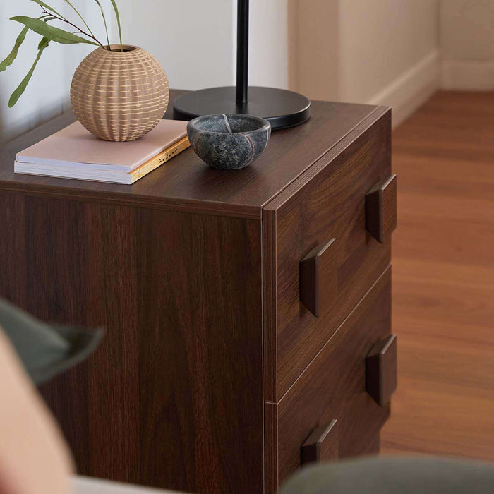 Kei Bedside Table - Walnut