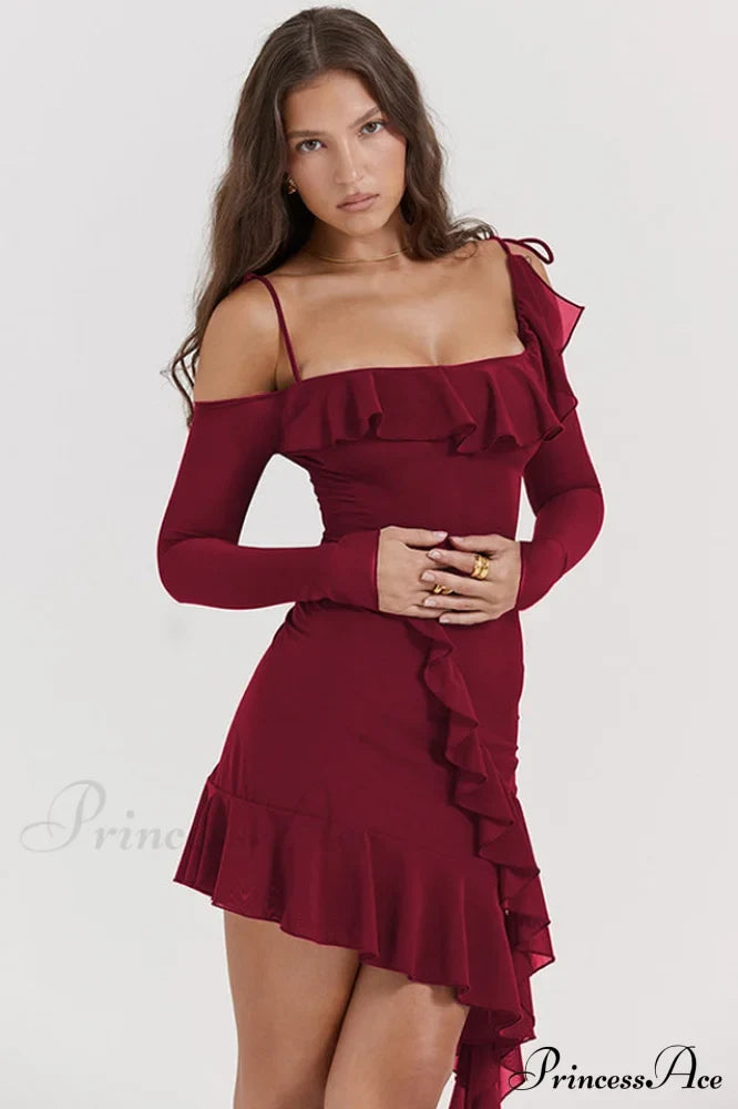 Kiki Ruffle Mini Dress | Dress In Beauty