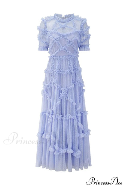 Kinley Ruched Ruffle Hem Maxi Dress | Dress In Beauty