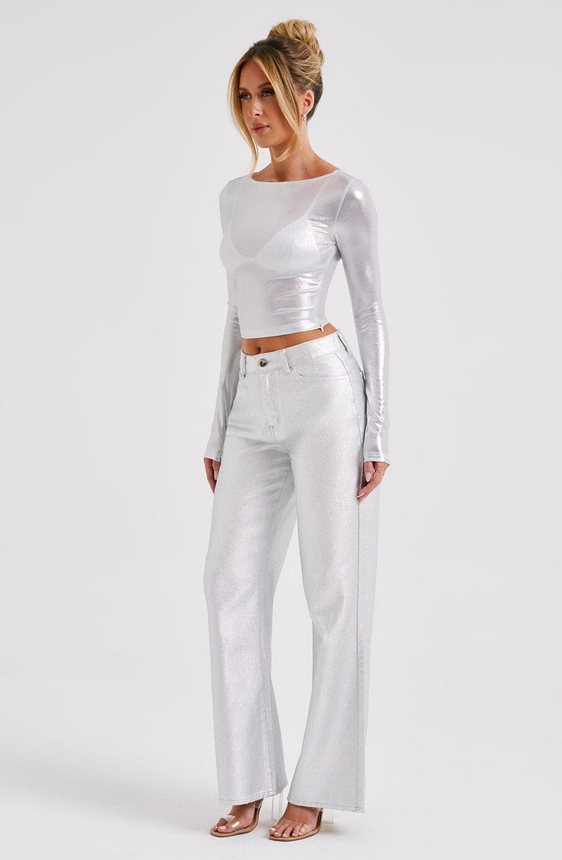 Kyranni Top - Silver Tops Babyboo Fashion Premium Exclusive Design
