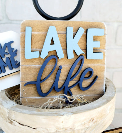 Lake Life Tiered Tray Set- wholesale