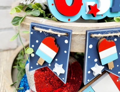 Land of Liberty Tiered Tray Set- wholesale