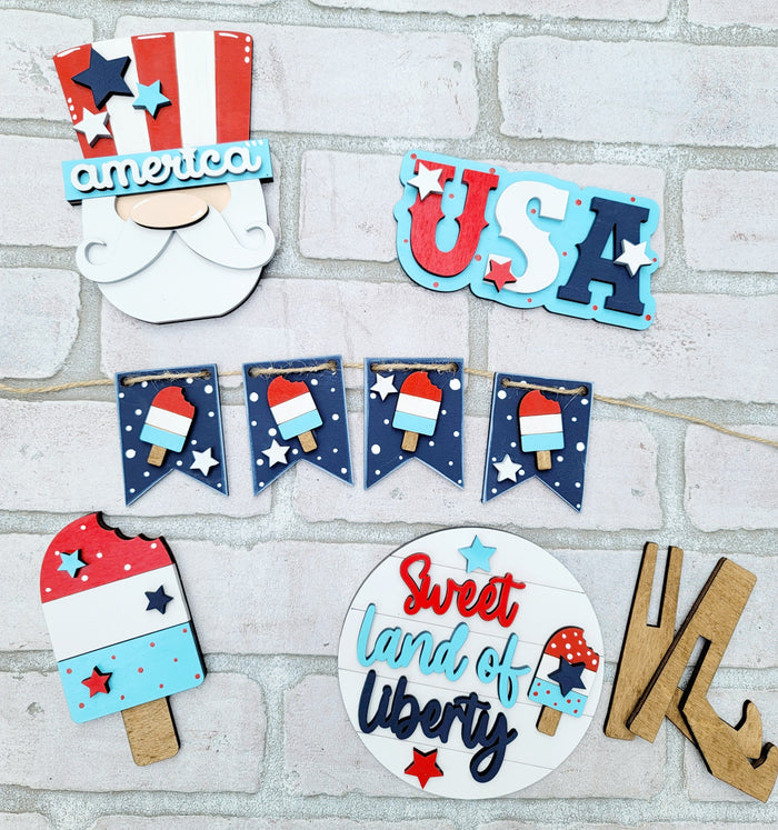 Land of Liberty Tiered Tray Set- wholesale