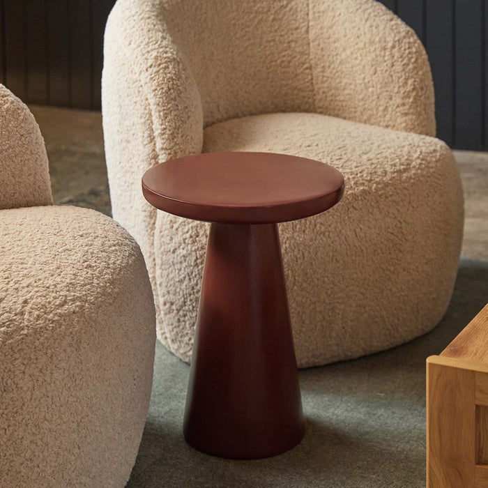 Leandro Side Table - Chocolate Gloss