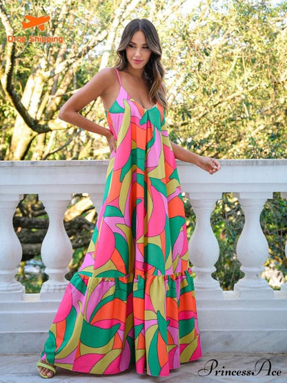 Leisure Commute Graceful Maxi Dress Amaranth / S