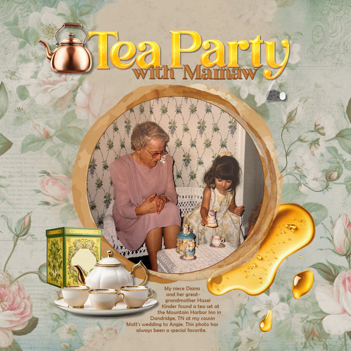 Cozy up your digital scrapbooking page titles with these tasty tea-inspired alpha sets and embellishments by Lucky Girl Creative digital art! Great for travel to Asia, Japan, China, and more! Each of the 5 alpha sets consist of a full set of digital art uppercase alphabet letters A-Z, lowercase letters a-z, numbers 0-9, and most punctuation marks. These alpha sets are available as individual embellishments only.