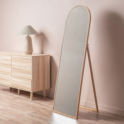 Lena Full Length Arch Oak Mirror